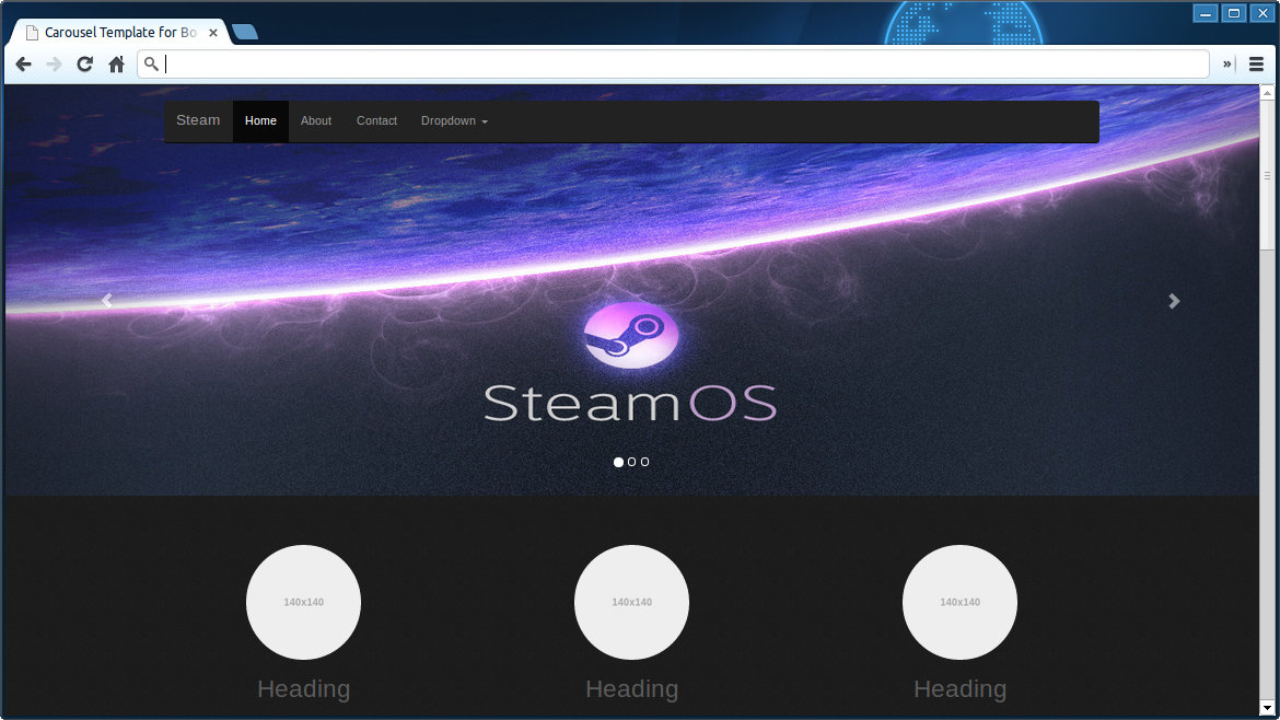 Steamos Theme Bootstrap Theme Factory - Steam